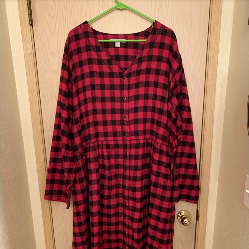 BUFFALO PLAID LOUNGER 4x 34/36
